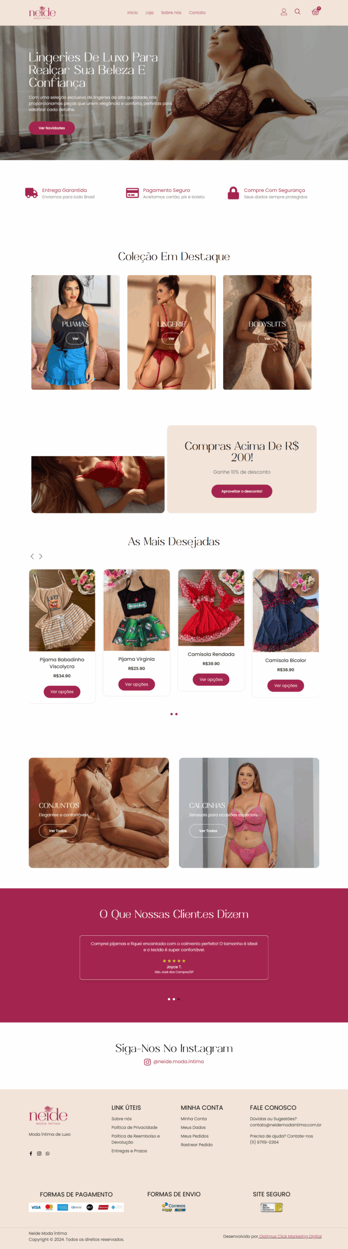 Neide Moda Íntima Loja Virtual 