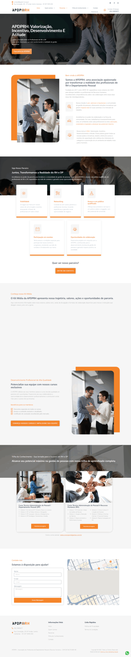 APDPRH Site Institucional 